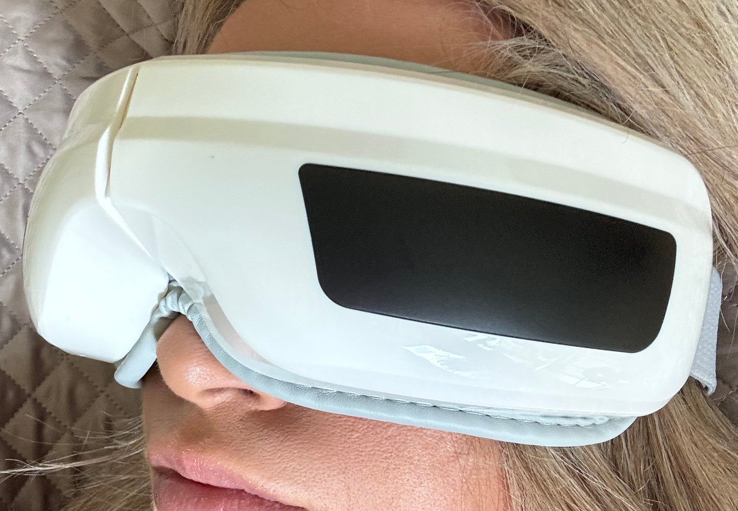 Draadloos Oogmassageapparaat voor Ontspanning en Migraineverlichting